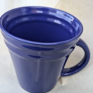 RACHEL RAY LARGE DOUBLE RIDGE BLUE COFFEE MUG NICE CONDITION